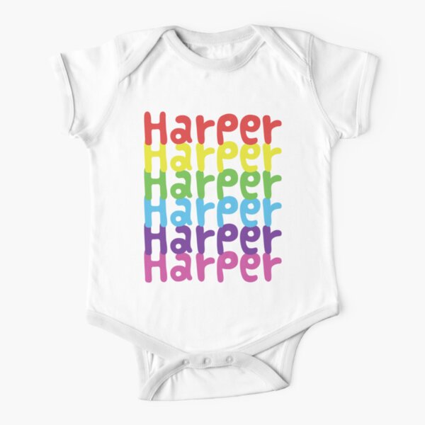 Girls Newborn & Infant Bryce Harper Pink Philadelphia Phillies Baby Slugger  Name & Number Bodysuit