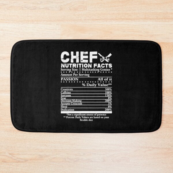 Item preview, Chef Nutrition Facts Cool Chef Gift For Chefs designed and sold by ArixMoore.