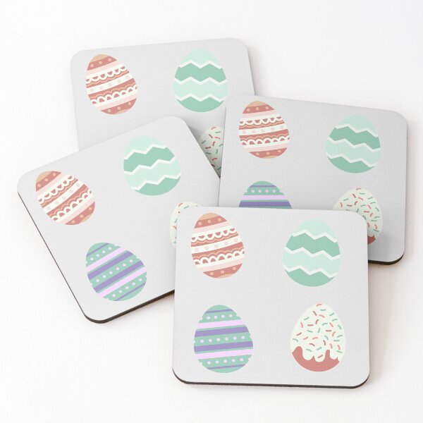 Item preview, Colorful Pastel Easter Eggs Pattern designed and sold by designsbyshella.