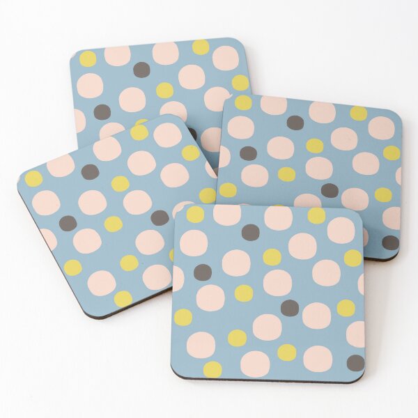 Item preview, Happy dots in pastel colors in a vintage palette designed and sold by Charlotte Lorge.