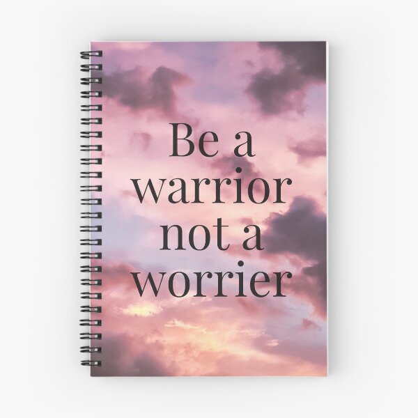 Item preview, be a warrior not a worrier designed and sold by CrazyFace5.