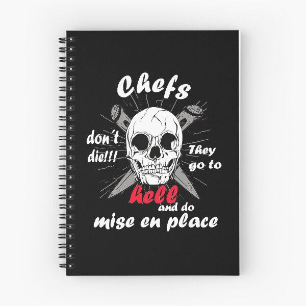 Item preview, Chefs don´t die! Skull with Knife and funny funny quotes. designed and sold by ArixMoore.