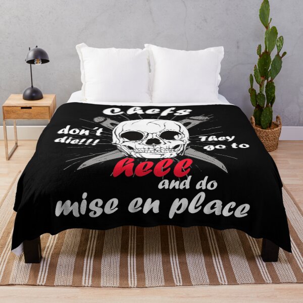 Item preview, Chefs don´t die! Skull with Knife and funny funny quotes. designed and sold by ArixMoore.