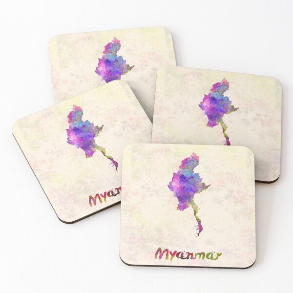 Item preview, Myanmar in watercolor designed and sold by paulrommer.