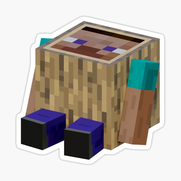 Cursed Minecraft Stickers Redbubble