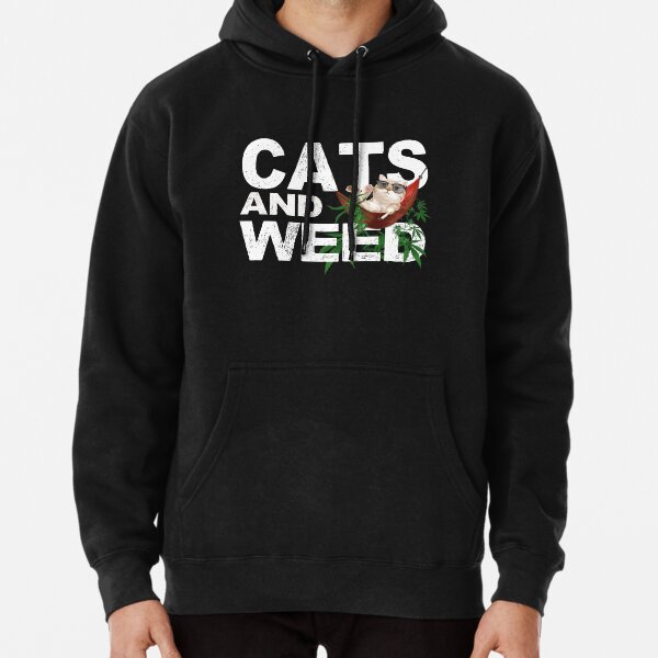 Smoking Weed Cat Sweatshirts & Hoodies for Sale | Redbubble