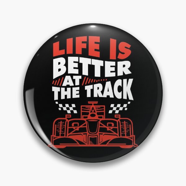 Item preview, F1 Typographic_Life is better at the track designed and sold by TJHTTAUTOARTS.