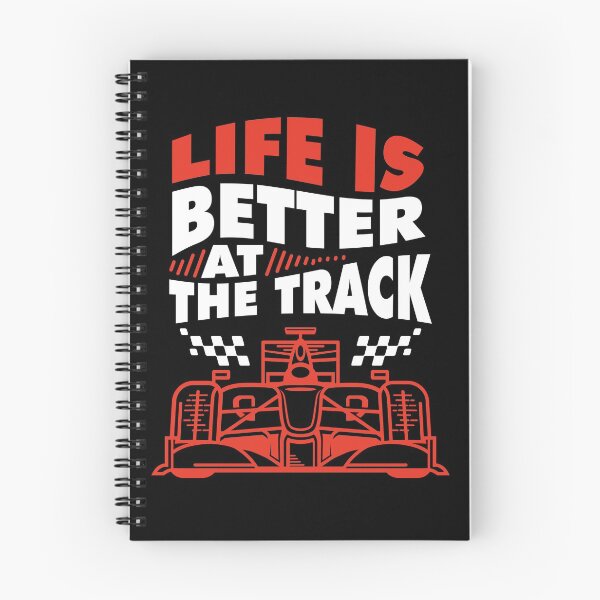 Item preview, F1 Typographic_Life is better at the track designed and sold by TJHTTAUTOARTS.