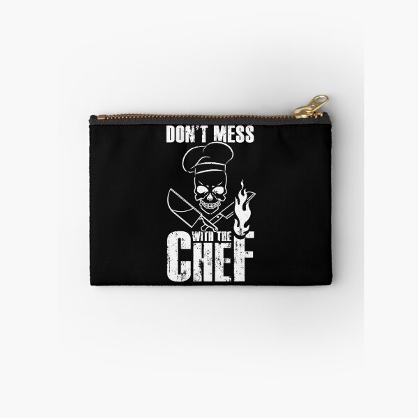 Item preview, Don't Mess With the Chef Funny Skull Culinary Cooking Gifts designed and sold by ArixMoore.