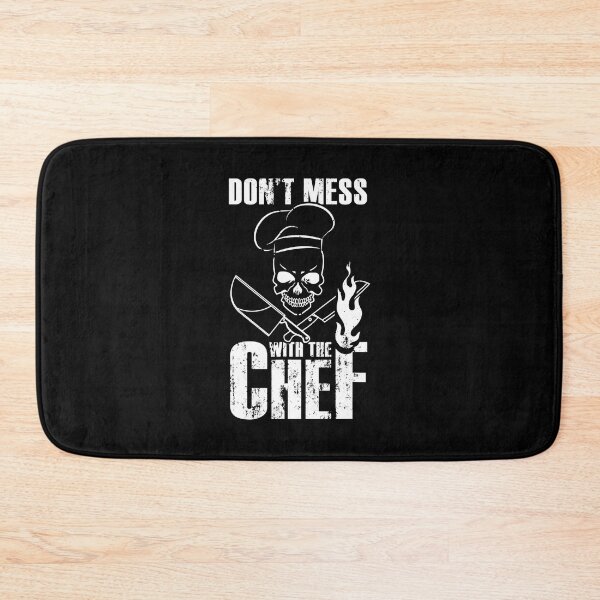 Item preview, Don't Mess With the Chef Funny Skull Culinary Cooking Gifts designed and sold by ArixMoore.