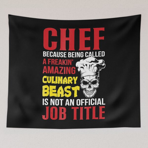 Item preview, Fun Chef Culinary Beast Is Not an Official Job Title designed and sold by ArixMoore.