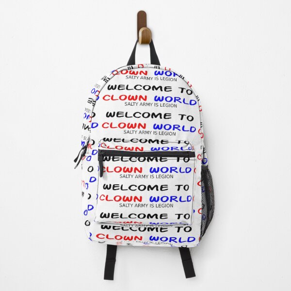Item preview, WELCOME TO CLOWN WORLD SALTY ARMY IS LEGION designed and sold by CRINGEWORTHY TEES.