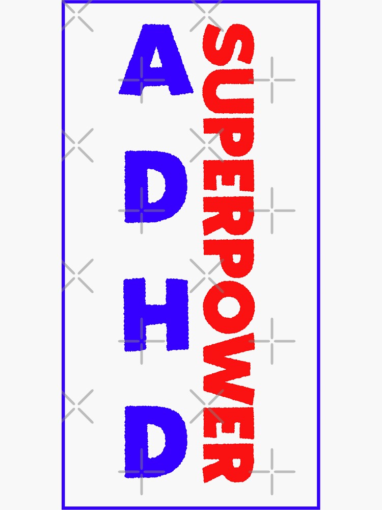 Thumbnail 3 of 3, Sticker, Adhd is my superpower - adhd superpower designed and sold by Fatamimosh.