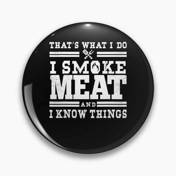 Item preview, Funny Pitmaster - I Smoke Meat BBQ Smoker Grill Gift designed and sold by ArixMoore.