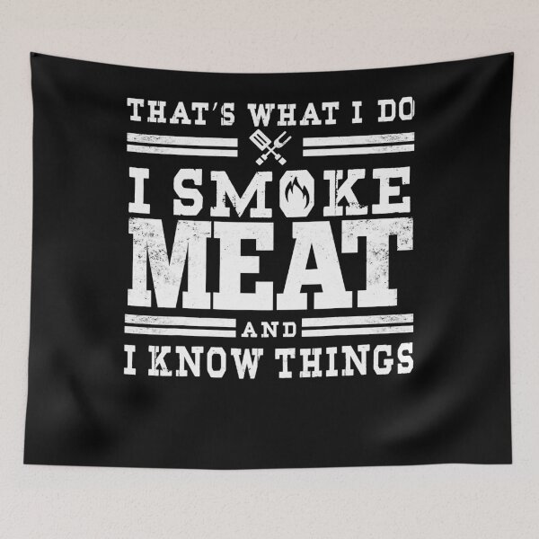 Item preview, Funny Pitmaster - I Smoke Meat BBQ Smoker Grill Gift designed and sold by ArixMoore.