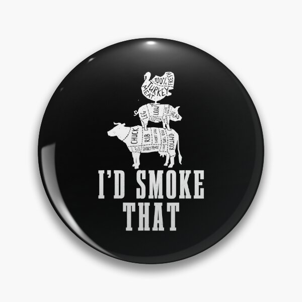 Item preview, Id Smoke That Mens Cow Pig Turkey Vintage Distressed Smoker designed and sold by ArixMoore.