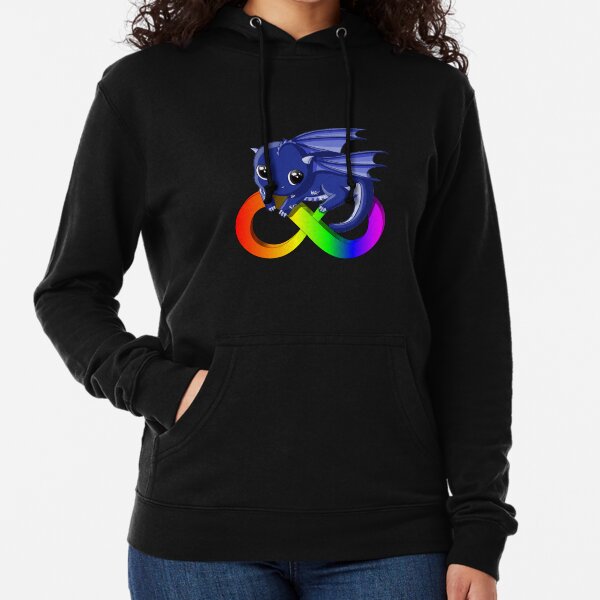 Autistic Dragon Lightweight Hoodie