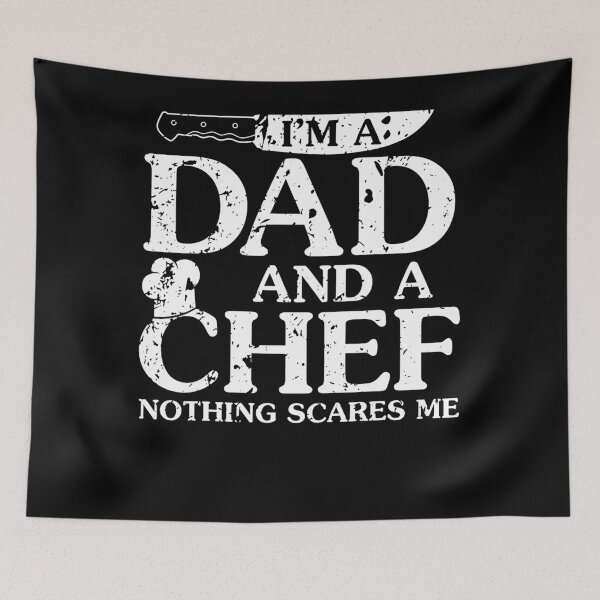 Item preview, I'm A Dad And A Chef Nothing Scares Me Funny Fearless Cook designed and sold by ArixMoore.