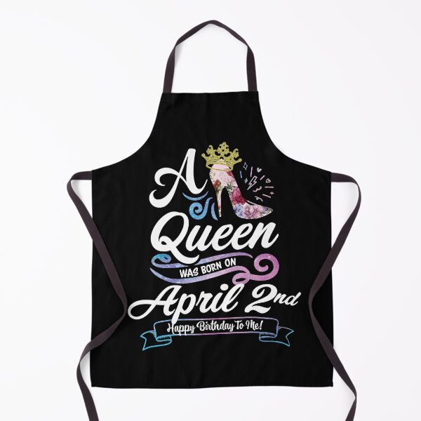 Item preview, A Queen Was Born On April 2nd - April Birthday, Gift for Her, Gift for Mom, Daughter Gift, Best Friend Gift, Sister Gift, Personalized date designed and sold by ApparelEveryday.