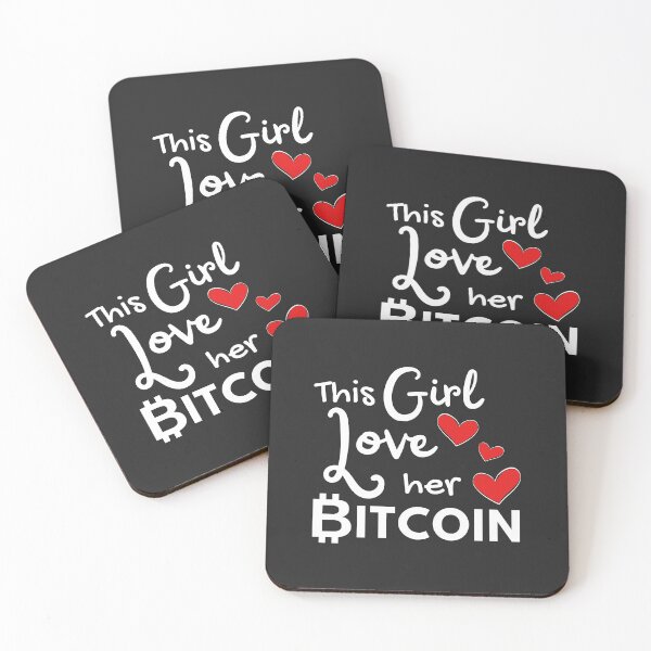 Item preview, This Girl Loves Her Bitcoin_White designed and sold by Respire2020.