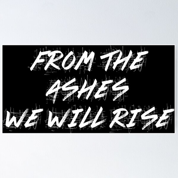 From the Ashes We Will Rise Black Block | Poster