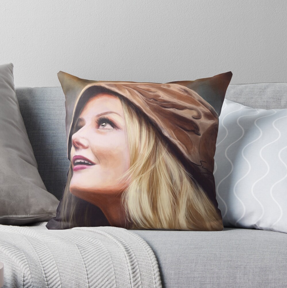Princess In The Past Throw Pillow