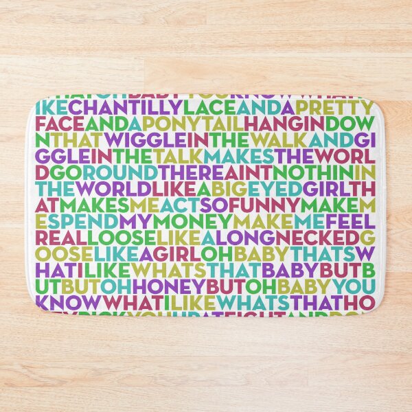 Item preview, Chantilly Lace - The Big Bopper (lyrics) v.1 designed and sold by x1brett.
