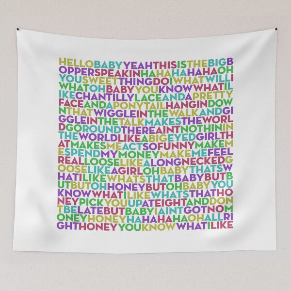 Item preview, Chantilly Lace - The Big Bopper (lyrics) v.1 designed and sold by x1brett.