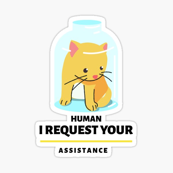 Lets help cats as much as we can Sticker