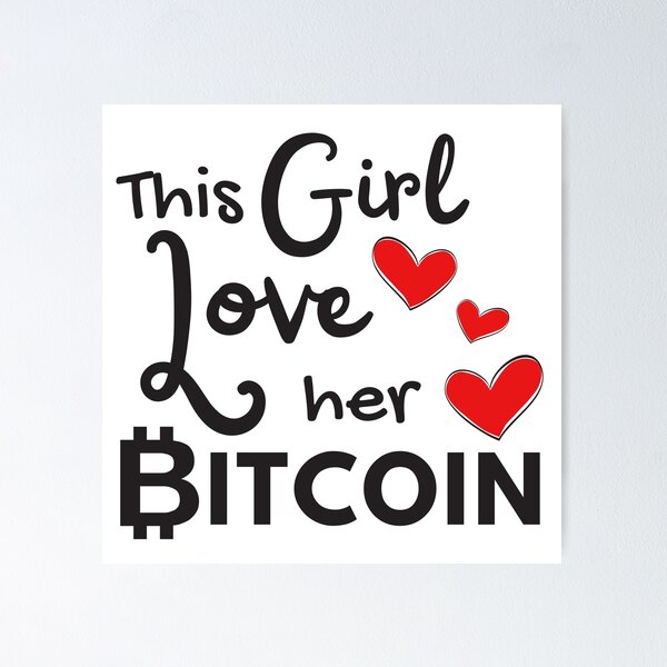 Item preview, This Girl Loves Her Bitcoin_Black designed and sold by Respire2020.