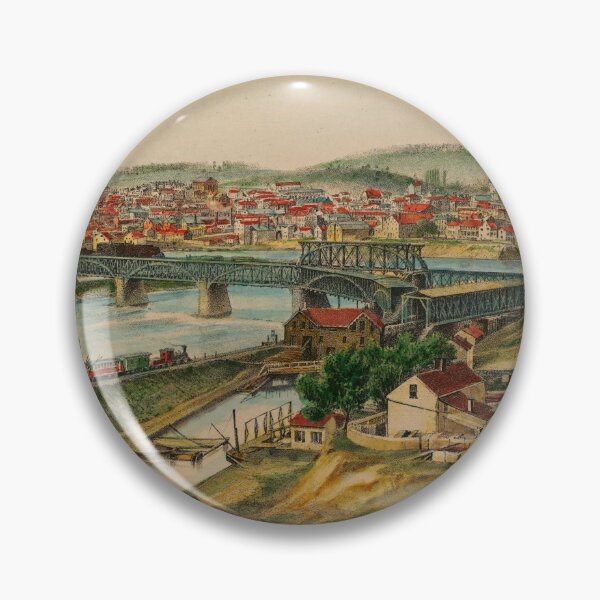Item preview, View of Easton, Pennsylvania (c1860-1862) designed and sold by allhistory.