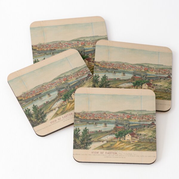 Item preview, View of Easton, Pennsylvania (c1860-1862) designed and sold by allhistory.
