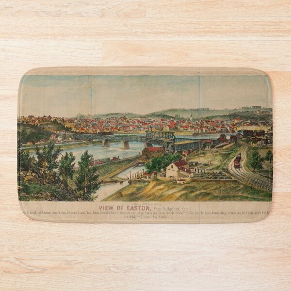 Item preview, View of Easton, Pennsylvania (c1860-1862) designed and sold by allhistory.