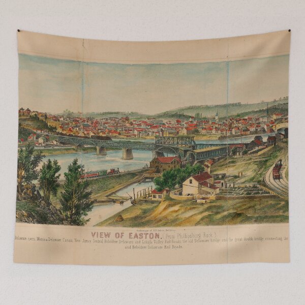 Item preview, View of Easton, Pennsylvania (c1860-1862) designed and sold by allhistory.