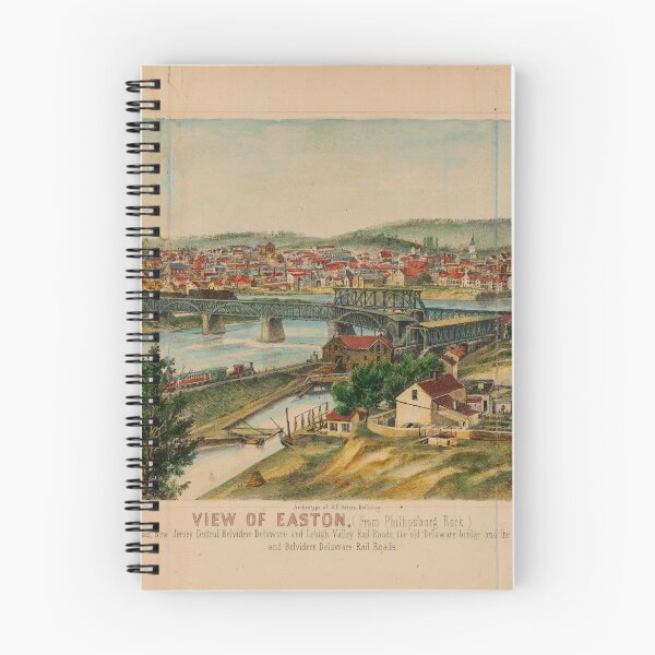 Item preview, View of Easton, Pennsylvania (c1860-1862) designed and sold by allhistory.