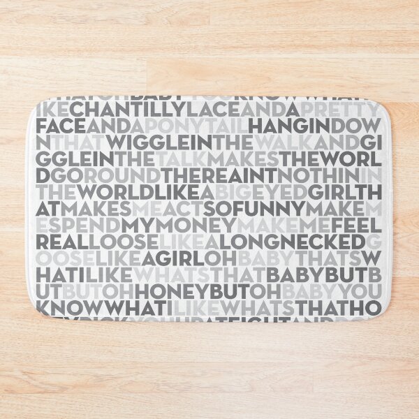 Item preview, Chantilly Lace - The Big Bopper (lyrics) v.2 designed and sold by x1brett.