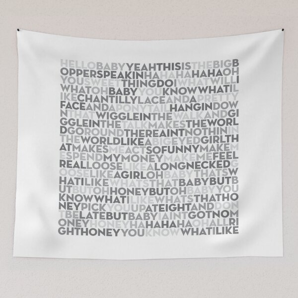 Item preview, Chantilly Lace - The Big Bopper (lyrics) v.2 designed and sold by x1brett.