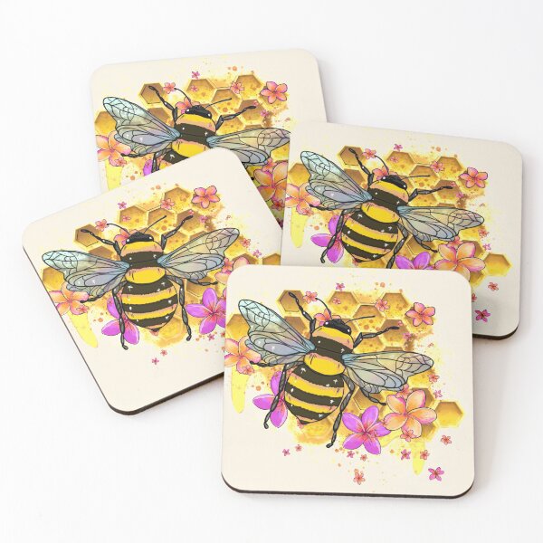 Item preview, It is important to always save the bee, honey watercolor designed and sold by Collagedream.