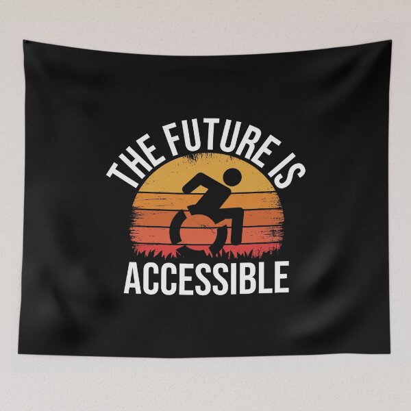 Item preview, The Future Is Accessible Retro Vintage designed and sold by Shop signer.