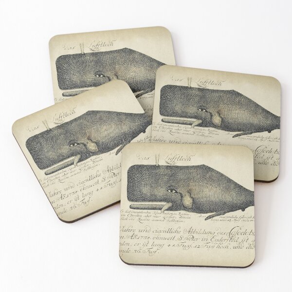 Item preview, Aged Whale with a nice lettering designed and sold by LeAllureVintage.
