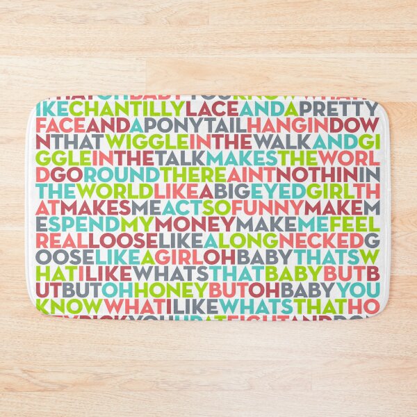 Item preview, Chantilly Lace - The Big Bopper (lyrics) v.4 designed and sold by x1brett.