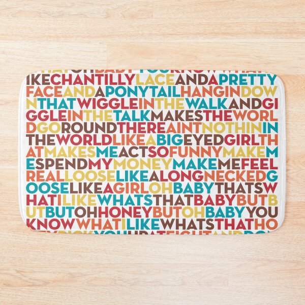 Item preview, Chantilly Lace - The Big Bopper (lyrics) v.5 designed and sold by x1brett.