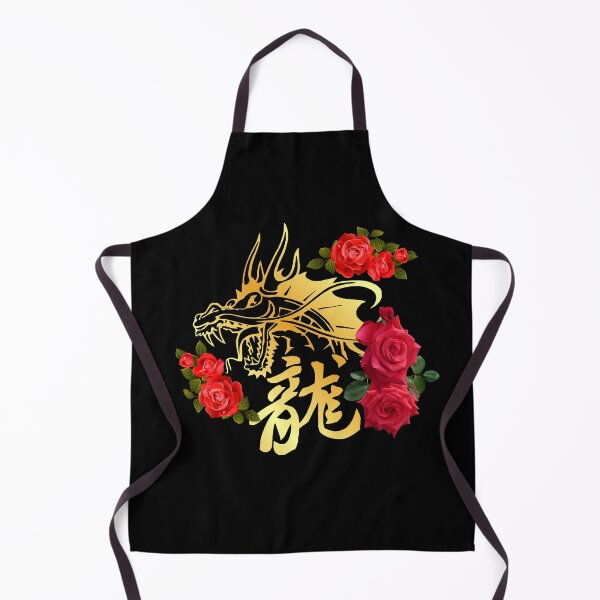 Item preview, Golden dragon with red and pink roses. designed and sold by angelisart.