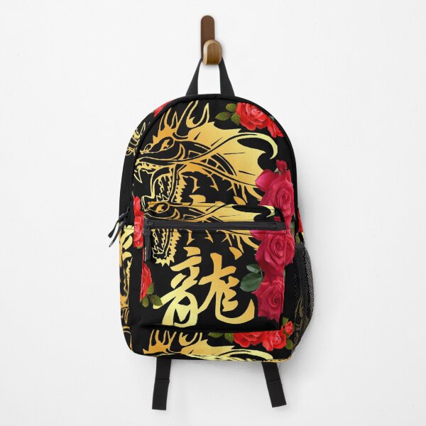 Item preview, Golden dragon with red and pink roses. designed and sold by angelisart.