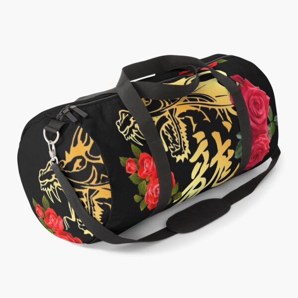 Item preview, Golden dragon with red and pink roses. designed and sold by angelisart.