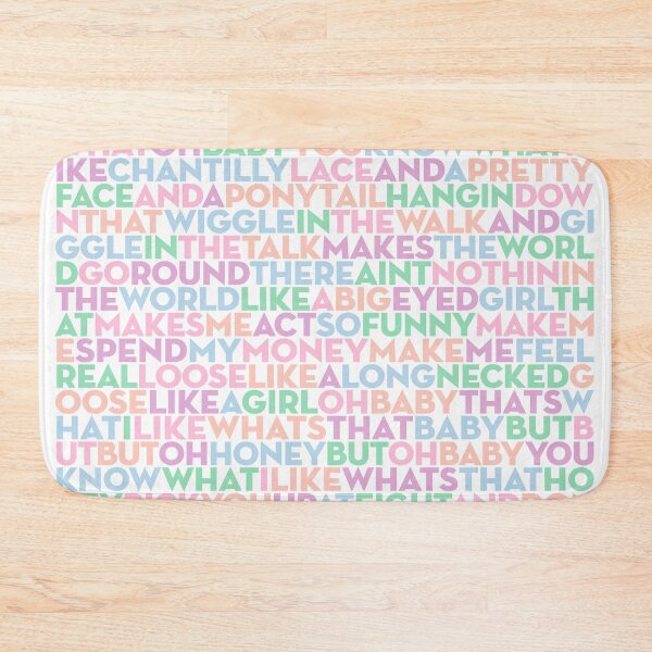 Item preview, Chantilly Lace - The Big Bopper (lyrics) v.7 designed and sold by x1brett.