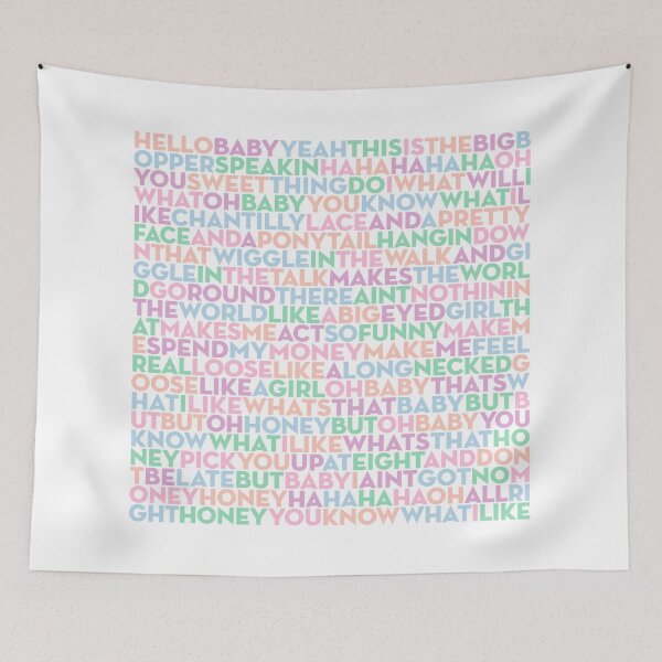 Item preview, Chantilly Lace - The Big Bopper (lyrics) v.7 designed and sold by x1brett.