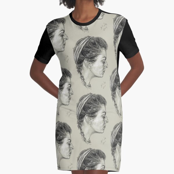 Profile Graphic T-Shirt Dress