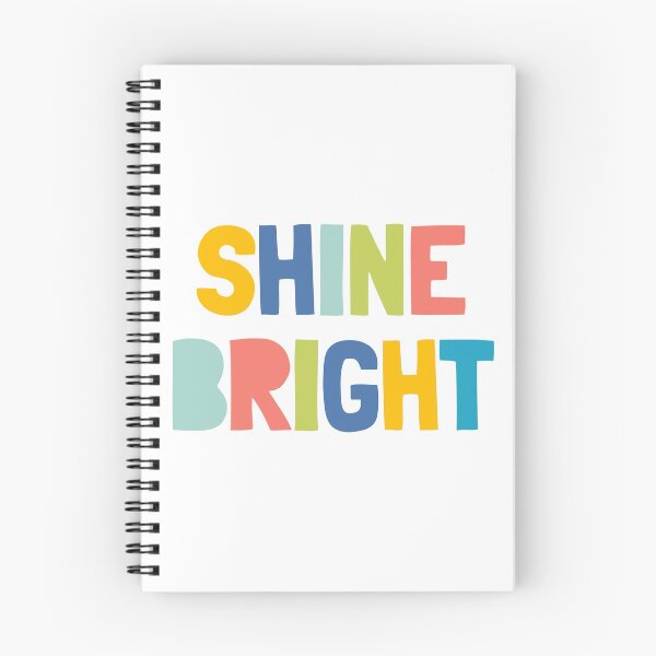 Item preview, Shine Bright, Motivational Kids Room Wall Decor, Inspirational Quote designed and sold by aenaonartwork.
