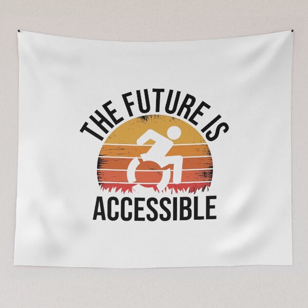 Item preview, Retro and Vintage The Future Is Accessible  designed and sold by Shop signer.